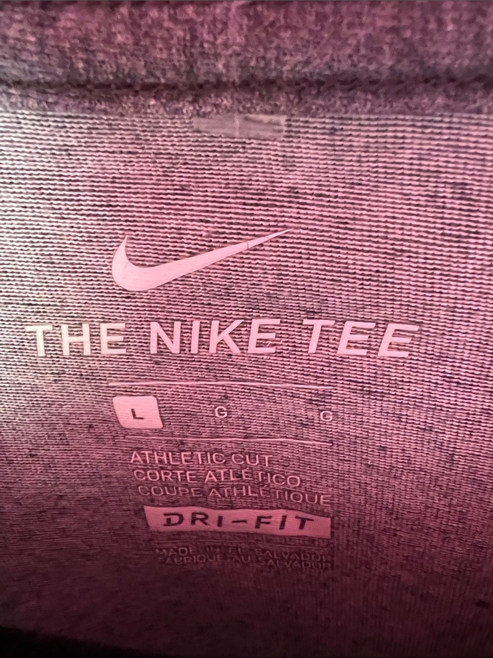 Nike Dri Fit Ohio State Gray Heather Logo T‑Shirt - Men's Size Large - Picture 3 of 4